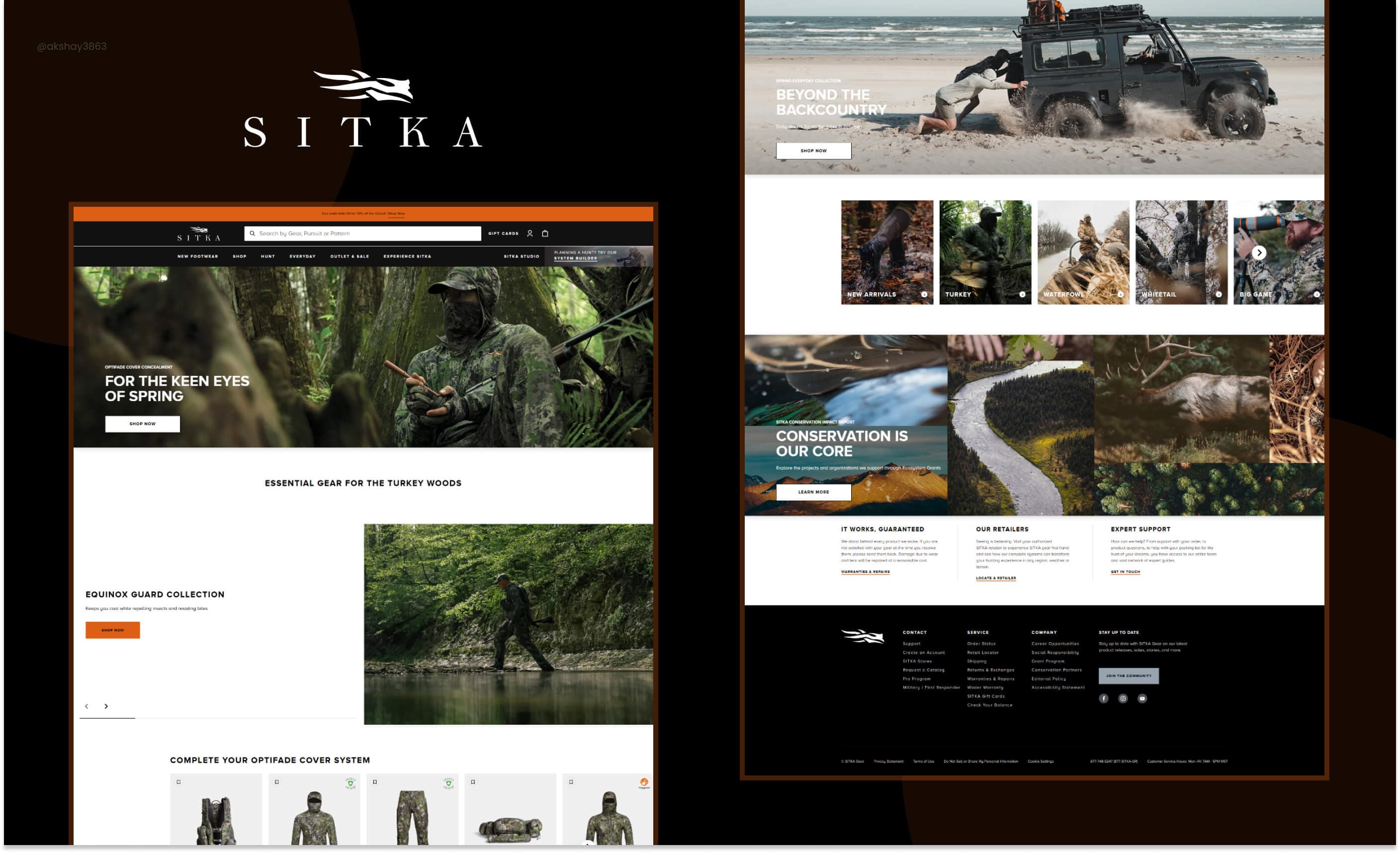 Sitka Gear – Premium Outdoor Apparel E-Commerce Platform - Headless Commerce Developer, Custom Shopify Plus Development, React E-commerce Specialist